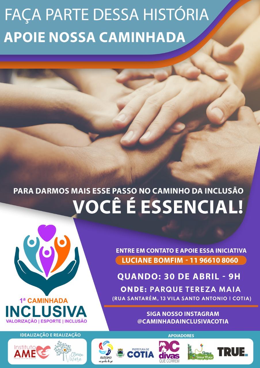 COTIA FECHARÁ O MÊS DE CONSCIENTIZAÇÃO DO AUTISMO COM ‘CAMINHADA INCLUSIVA’