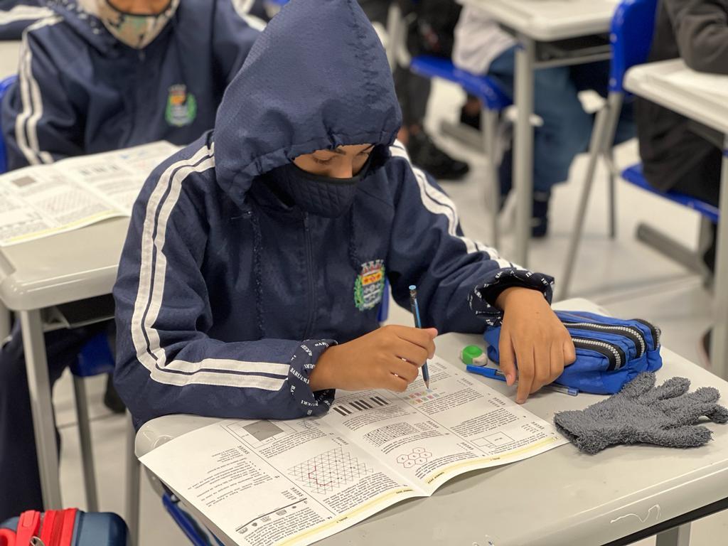 Mais de 21 mil estudantes da rede fazem as provas da Olimpíada Brasileira de Matemática