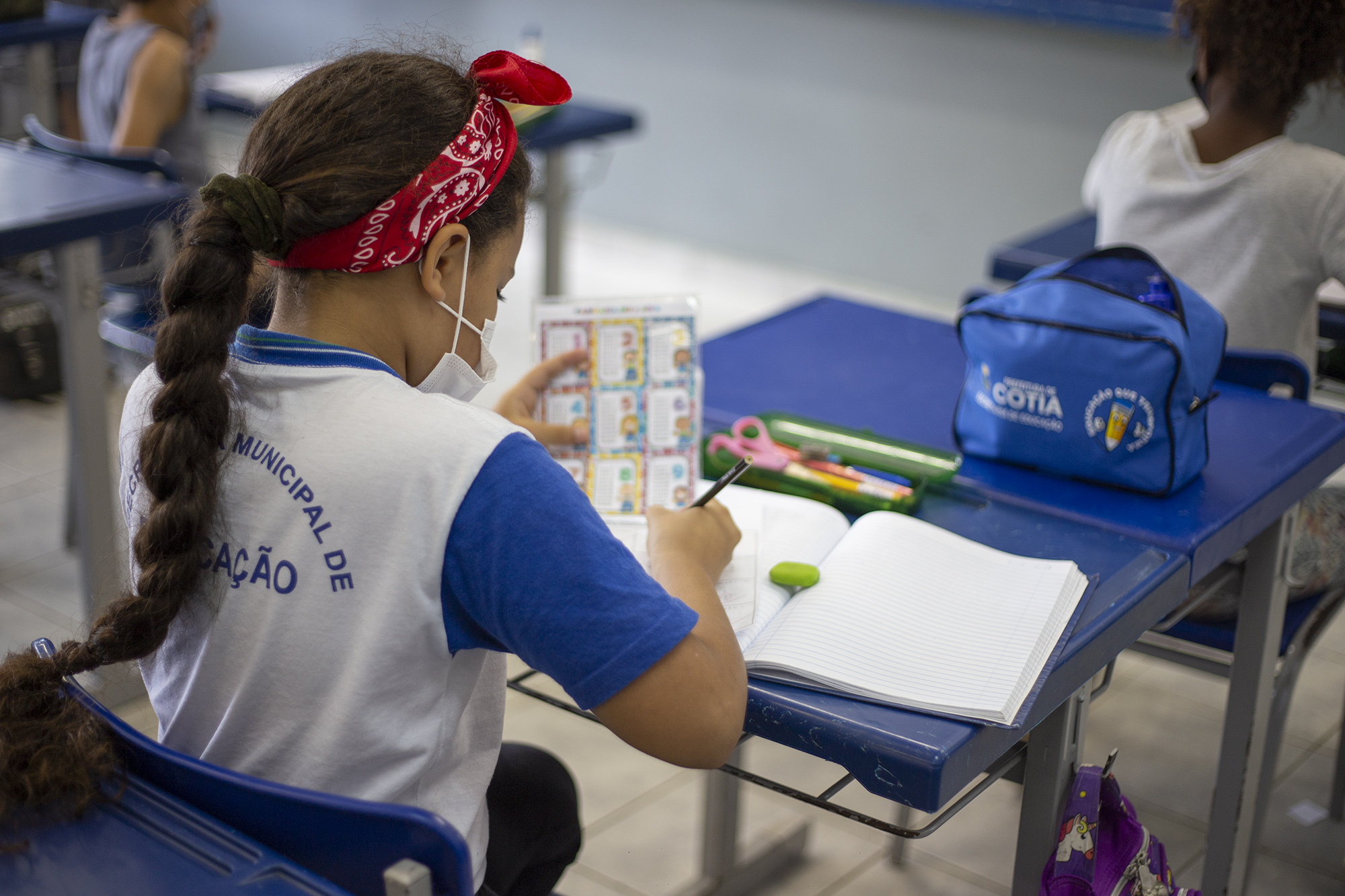 <strong>Alunos da rede municipal iniciaram o 2º semestre letivo nesta terça-feira (26/07)</strong>
