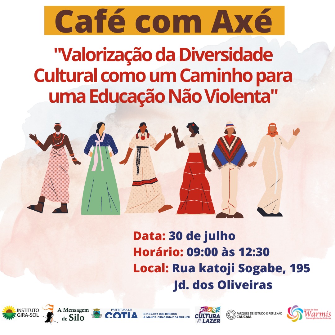<strong>Sábado, 30, acontece a 2ª edição do Café com Axé, evento que antecede a caminhada pela paz</strong>