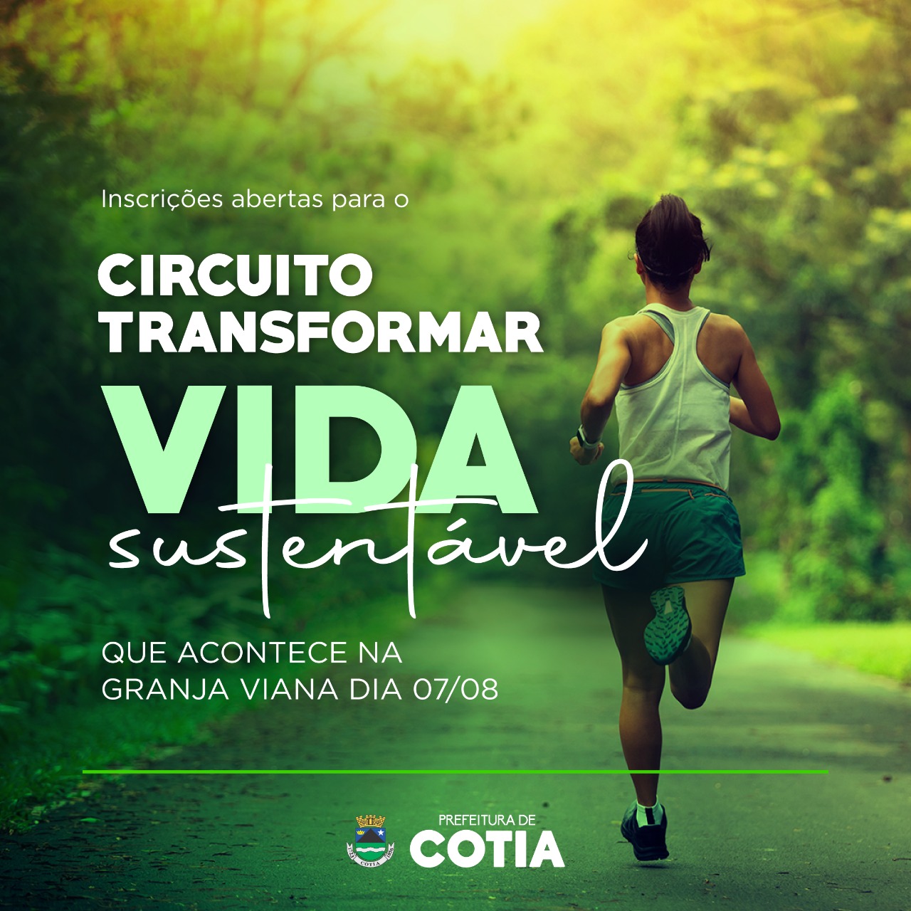 <strong>Inscrições abertas para o Circuito Transformar Vida Sustentável que acontece na Granja Viana</strong>