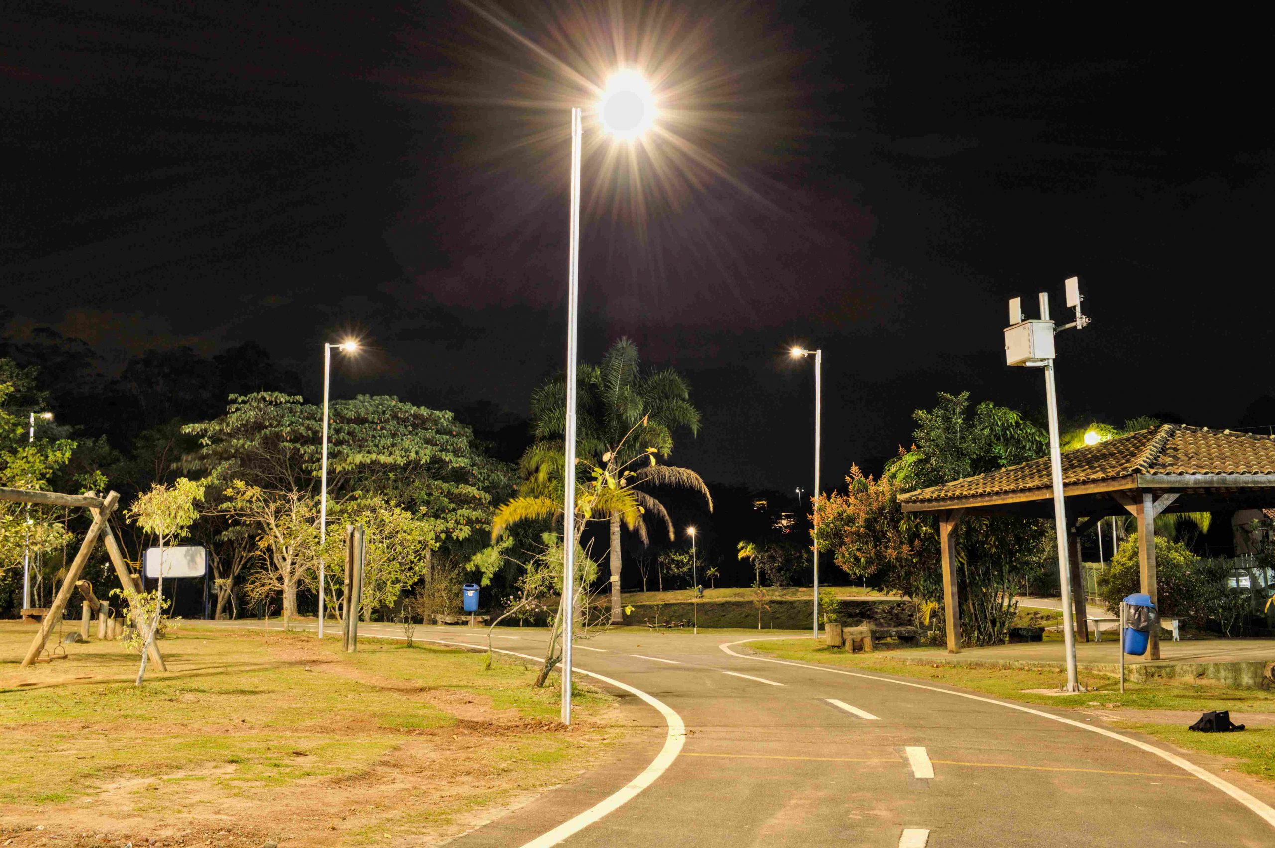 COM ILUMINAÇÃO, PARQUE TERESA MAIA TEM HORÁRIO DE FUNCIONAMENTO ESTENDIDO