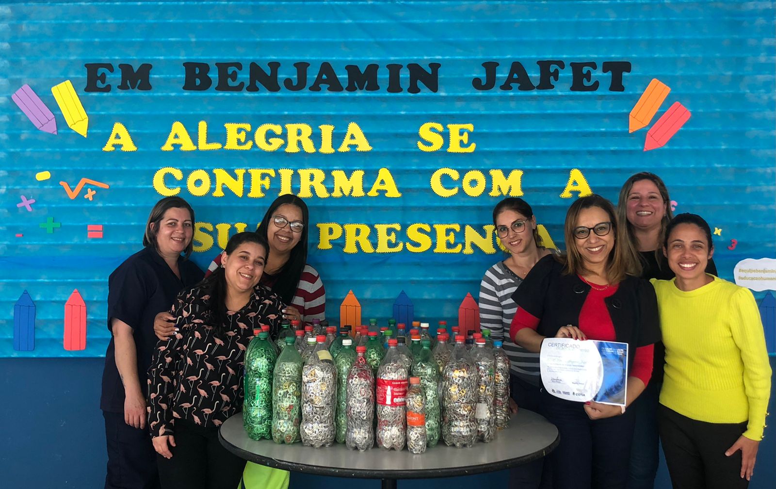 <strong>E.M Eng. Eduardo Benjamin Jafet mobiliza comunidade escolar na campanha Lacre Solidário</strong>