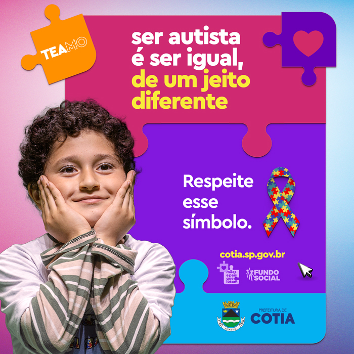 <strong>Prefeitura de Cotia lança campanha de conscientização sobre autismo</strong>