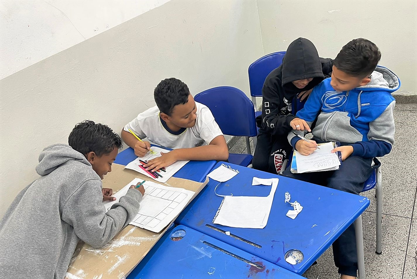 <strong>Na Emef Levy, trabalho em equipe e competições despertam interesse de alunos pela literatura</strong>