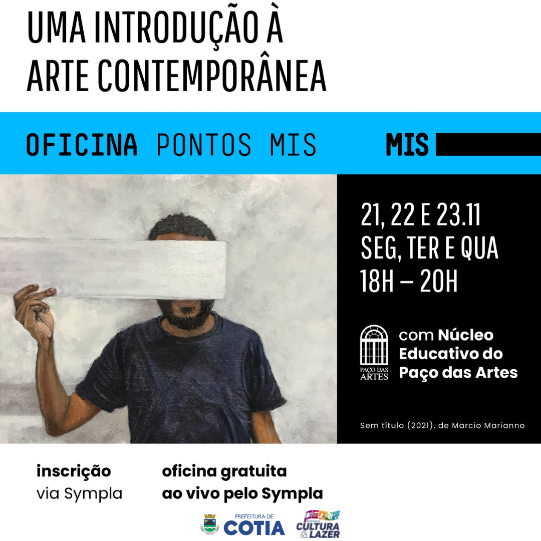 <strong>INSCRIÇÕES ABERTAS PARA O CURSO ‘UMA INTRODUÇÃO À ARTE CONTEMPORÂNEA</strong>