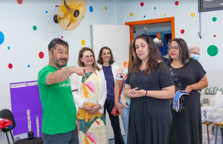 <strong>Evento da Emei Seu Zequinha conta com presença de artista inspirador dos projetos</strong>
