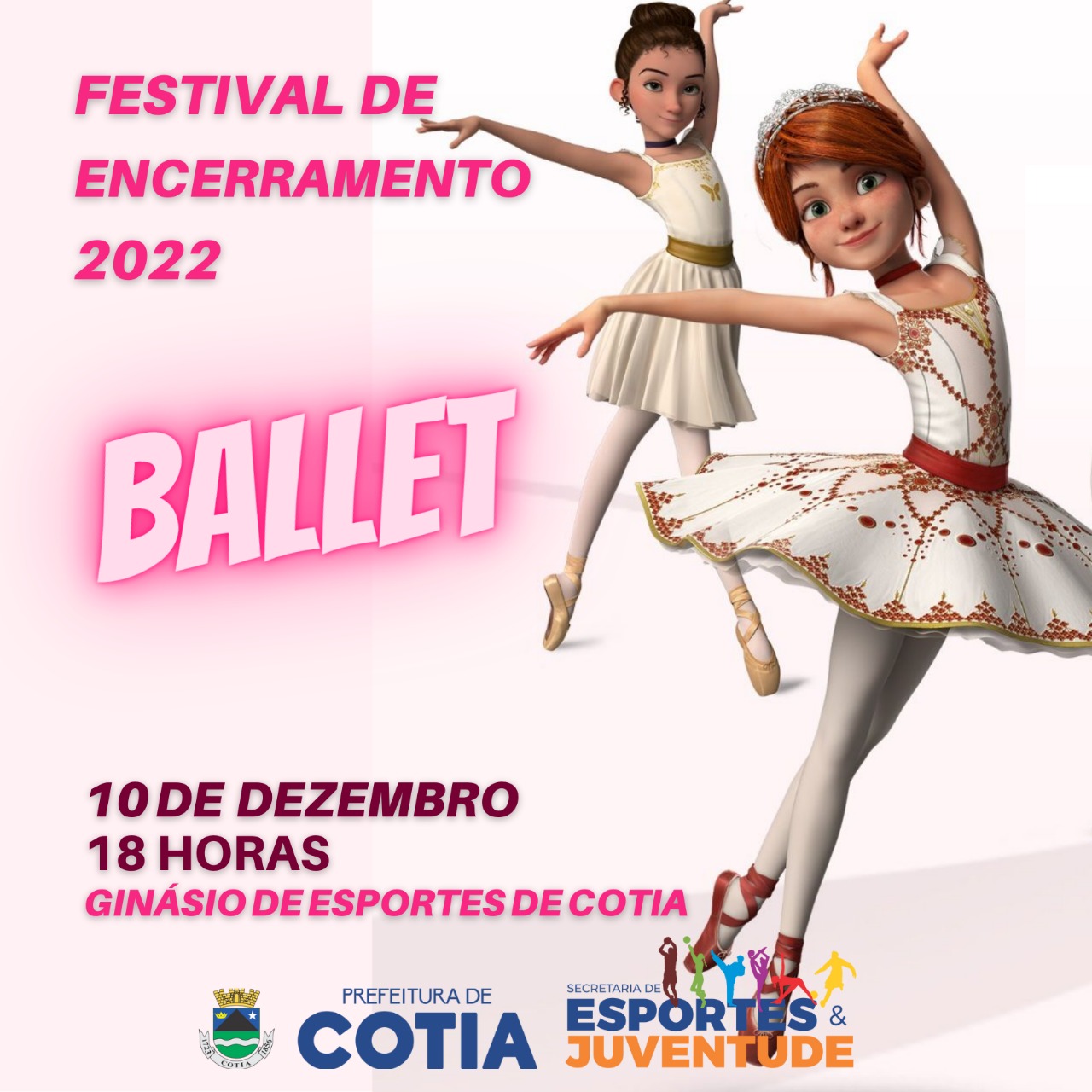 <strong>Alunas de balé participam do Festival de Encerramento 2022</strong>