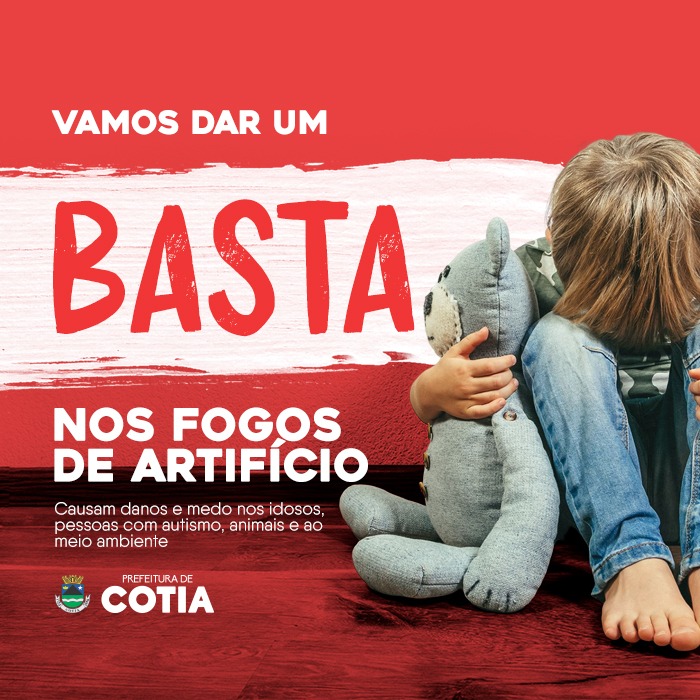 <strong>Prefeitura de Cotia inicia campanha contra fogos de artifício e de estampido</strong>