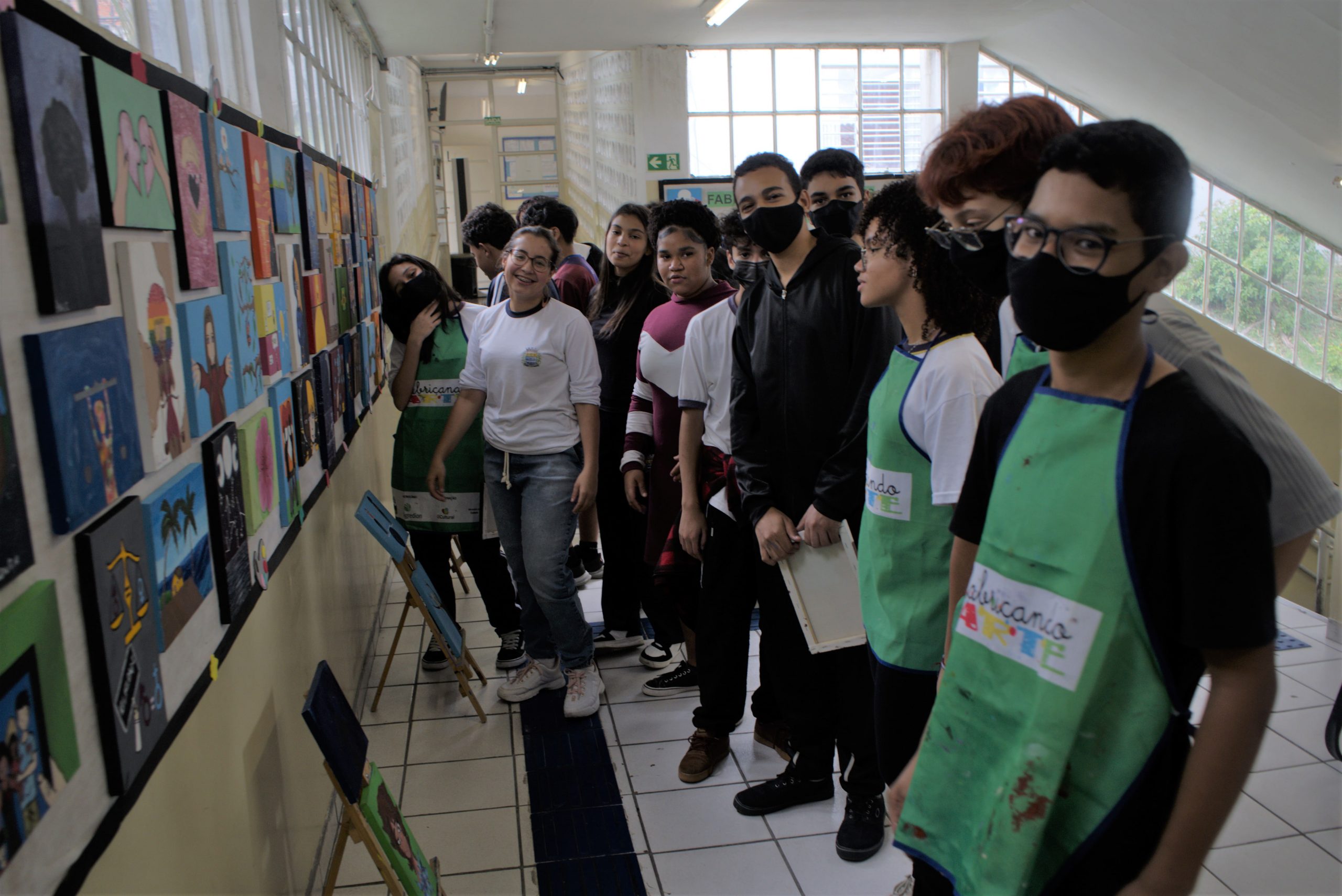 <strong>Alunos da Emef Agenor Lino de Matos participam do projeto Fabricando Arte</strong>&nbsp;