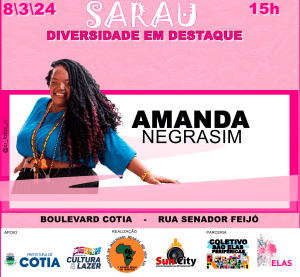 Sarau “Diversidade em Destaque” celebrará o Dia Internacional da Mulher em Cotia