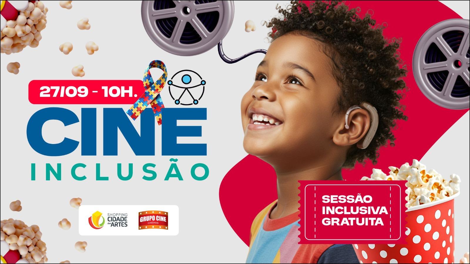 Cine Inclusão: vagas já estão abertas para a sessão de 27/09
