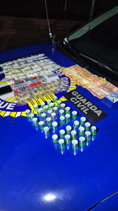 Guarda Municipal prende homem por tráfico de drogas em Maylasky